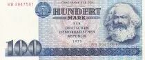 Germany (DDR) 100 Mark - Karl Marx - 1971 - Serial BB - P.31