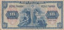 Germany (Federal Rep.) 10 D Mark  - 1949 - F+ - P.16a