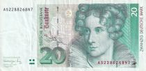 Germany (Federal Rep.) 10 D Mark - Annette von Drostehülshoff - 1991 - VF+ - P39a
