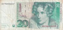 Germany (Federal Rep.) 10 D Mark - Annette von Drostehülshoff - 1991 -Serial AD - P39a