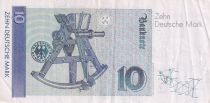 Germany (Federal Rep.) 10 D Mark - Carl Friedr Gauss - 1989 - XF+ - P.38a