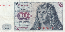 Germany (Federal Rep.) 10 Deutsche Mark, Young man - Ship - 1980