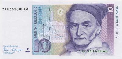 Germany (Federal Rep.) 10 Mark - 02-01-1989 - Replacement - P.38