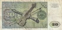 Germany (Federal Rep.) 20 Deutsche Mark - Elsbeth Tucher - Musical instruments - 1980 - F+ - P32d