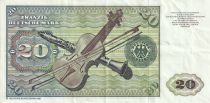 Germany (Federal Rep.) 20 Deutsche Mark - Elsbeth Tucher - Musical instruments - 1980 - VF+ - P32d