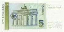 Germany (Federal Rep.) 5 Mark - 01-08-1991 - P.27