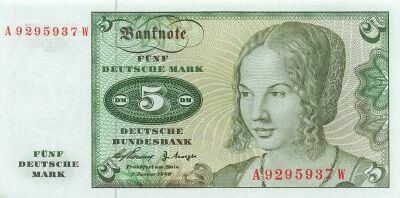 Germany (Federal Rep.) 5 Mark - 02-01-1960 - P.18