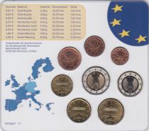 Germany (Federal Rep.) Set of 8 coins 2004 - UNC - Stuttgart - F