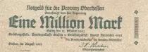Germany 1 000 000 Mark - Oberhessen - N.16515 - 1923