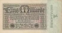 Germany 1 Milliarde Mark  - Serial A.009 - 1923 - VF - P.114