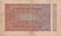 Germany 1 million Mark - 25/07/1923 - Serial S-DK