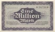 Germany 1 Million Mark - Dresden - 18-08-1923