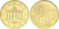 Germany 10 Centimes Euro - 2002 G