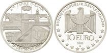 Germany 10 Euros - 10 years of German Subway  - Silver