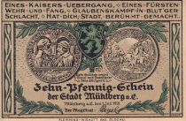 Germany 10 Pfennig - Mühlberg - Notgeld - 1921