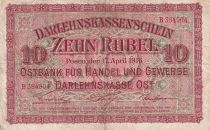 Germany 10 Rubles - Posen - 1916 - Serial B - P.R124