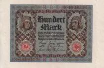 Germany 100 Mark - Bamberg horseman - 1920 - Serial X - AU - P.69b