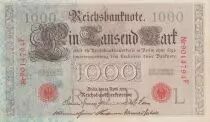 Germany 1000 Mark Allegorical figures - Red seal - 1910 - 7 digit - P.44 - XF