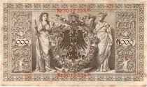 Germany 1000 Mark Allegorical figures - Red seal - 1910 - 7 digit