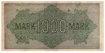 Germany 1000 Mark Dk green on green and lilac - 1922 - serial Ca*-WD