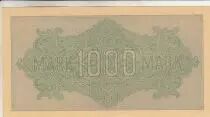 Germany 1000 Mark Dk green on green and lilac - 1922 - serial ca-xb