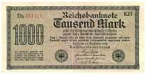 Germany 1000 Mark Dk green on green and lilac - 1922 - serial Da-KH