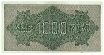Germany 1000 Mark Dk green on green and lilac - 1922 - serial X-MK