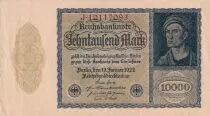 Germany 10000 mark - Portrait by Albrecht Dürer - Reichsbanknote - Serial J - 1922