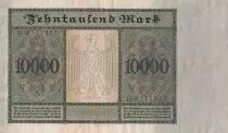Germany 10000 Mark - Portrait of man by Durer - 1922 - Serial D letter J