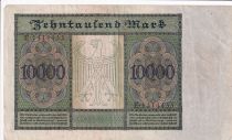 Germany 10000 Mark - Portrait of man by Durer - 1922 - Serial F letter E