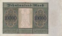 Germany 10000 Mark - Portrait of man by Durer - 1922 - Serial W letter E