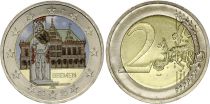Germany 2 Euros - Bremen - Colorised - 2013 J Hamburg