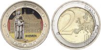 Germany 2 Euros - Bremen - Colorised - J (Hamburg) - 2013
