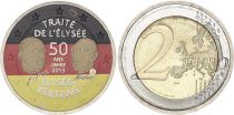 Germany 2 Euros - Elysée Treaty - Colorised - A (Berlin) - 2013