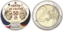 Germany 2 Euros - Elysée Treaty - Colorised - A (Berlin) - 2013