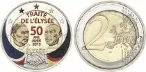 Germany 2 Euros - Elys&eacute;e Treaty - Colorised - F (Stuttgart) - 2013