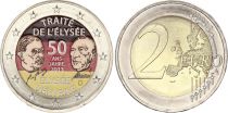 Germany 2 Euros - Elysée Treaty - Colorised - J (Hamburg) - 2013