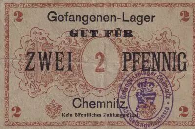 Germany 2 Pfennig - Ville de Chemnitz - 1917