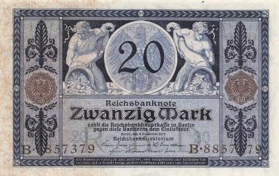 Germany 20 Mark - 04-11-1915 - P.63