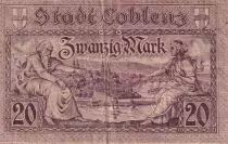 Germany 20 Mark - Coblenz - 1918 - Serial C