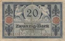 Germany 20 Mark - Reichsbanknote - 04-11-1915 - P.63