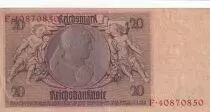 Germany 20 Reichsmark - Werner Von Siemens - 1929 - Serial F