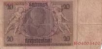 Germany 20 Reichsmark - Werner Von Siemens - 1929 - Serial H with different numbers