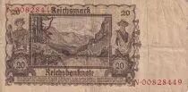 Germany 20 Reichsmark - Young woman - Landscape - 1939 - Letter N - P.185