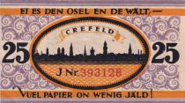 Germany 25 Pfennig - Crefeld - Notgeld - 1921