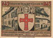 Germany 25 Pfennig - Eisenach - 1922 - Notgeld