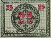 Germany 25 Pfennig - Eutin - Notgeld - 1920