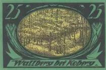 Germany 25 Pfennig - Koberg - Number 17523 - 1921