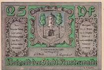 Germany 25 Pfennig - Tondern - Notgeld - 1921
