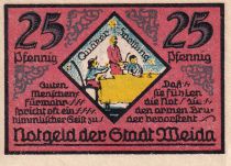 Germany 25 Pfennig - Weida - Notgeld - 1921